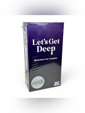 Let's Get Deep - Questions For Couples Card Game - Factory Sealed